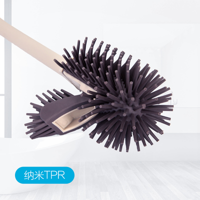 宝家洁创意软毛马桶刷套装 无死角洁净新体验